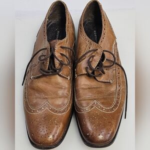Bostonian Brogues Wingtip Dress‎ Shoes Mens 11.5M Brown Leather 16326 26028176